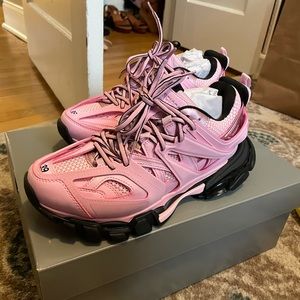 Balenciaga track sneaker. Pink. Worn once.